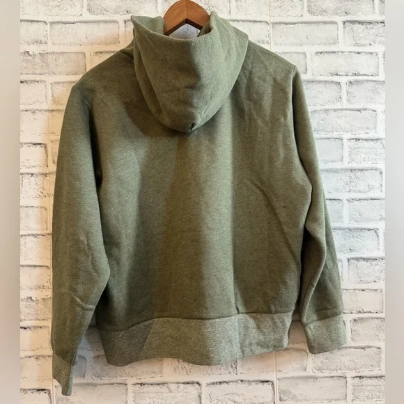 NWT! Women’s Alpine Design buttery soft green heather hooded sweatshirt Medium - Picture 2 of 4